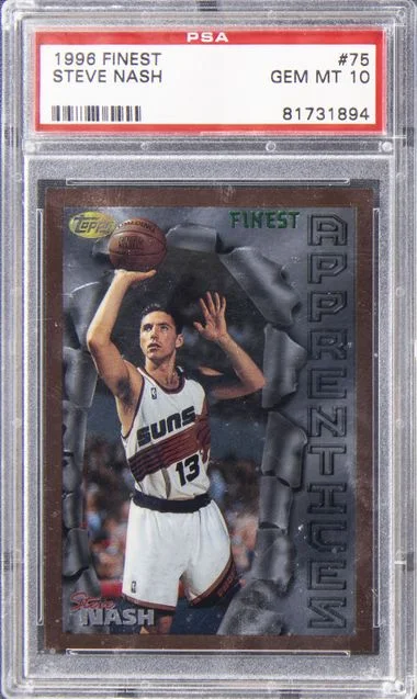 1996 Finest Steve Nash #75 card image