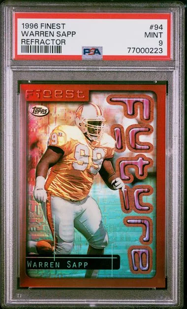 1996 Finest Warren Sapp #94 card image