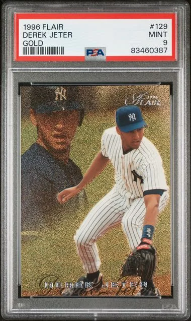 1996 Flair Derek Jeter Gold #129 card image
