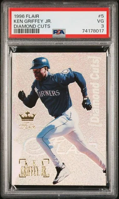1996 Flair Ken Griffey Jr. Diamond Cuts #5 card image
