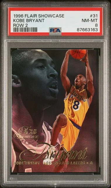 1996 Flair Showcase Kobe Bryant Row 1 #31 card image