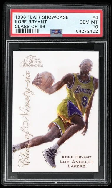 1996 Flair Showcase Kobe Bryant Class Of '96 #4 card image