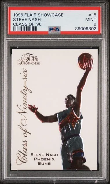 1996 Flair Showcase Steve Nash Class Of '96 #15 card image