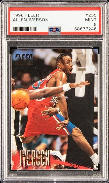 1996 Fleer Allen Iverson #235 card image