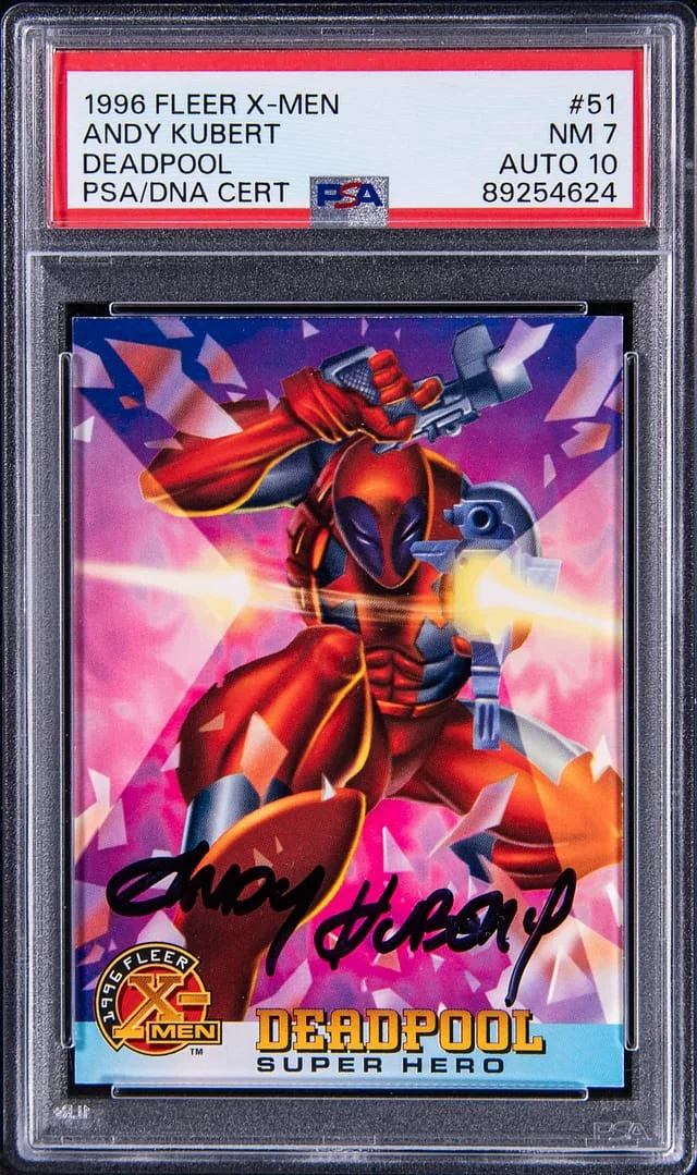 1996 Fleer Andy Kubert X-Men Deadpool #51 card image
