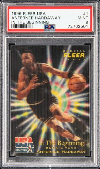 1996 Fleer Anfernee Hardaway Usa Basketball In The Beginning #1 card image