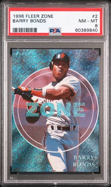 1996 Fleer Barry Bonds Update Diamond Tribute #2 card image