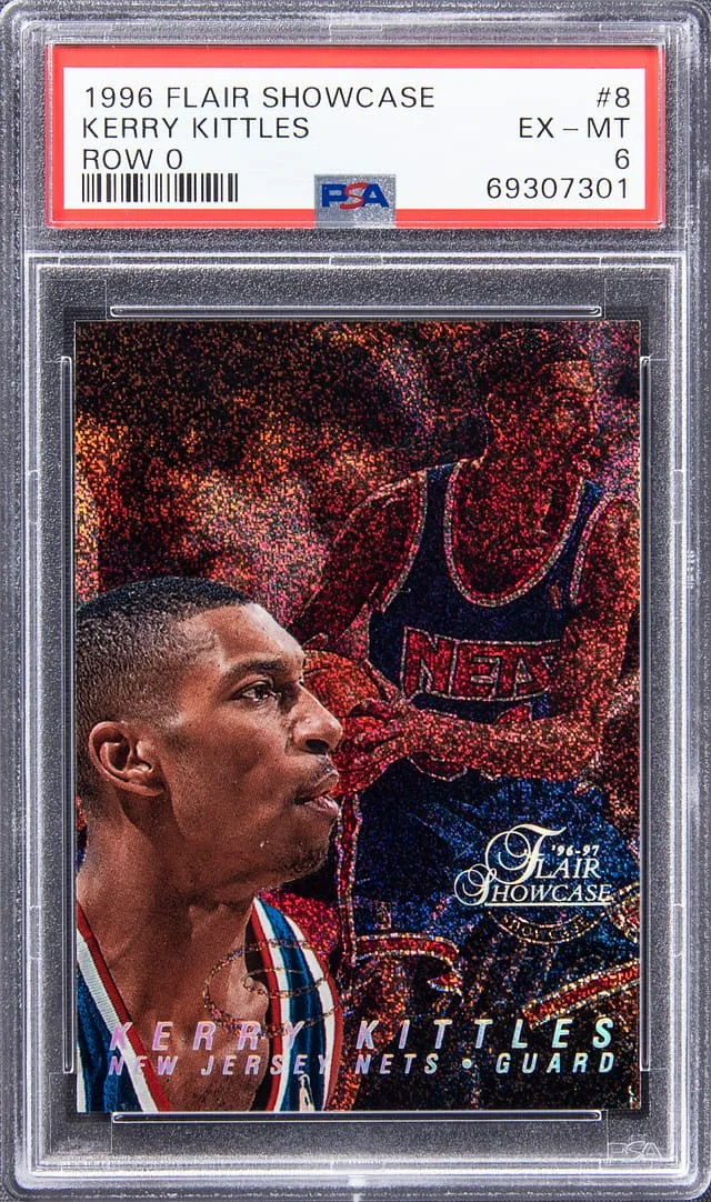1996 Fleer Flair Showcase Kerry Kittles Row 0 #8 card image