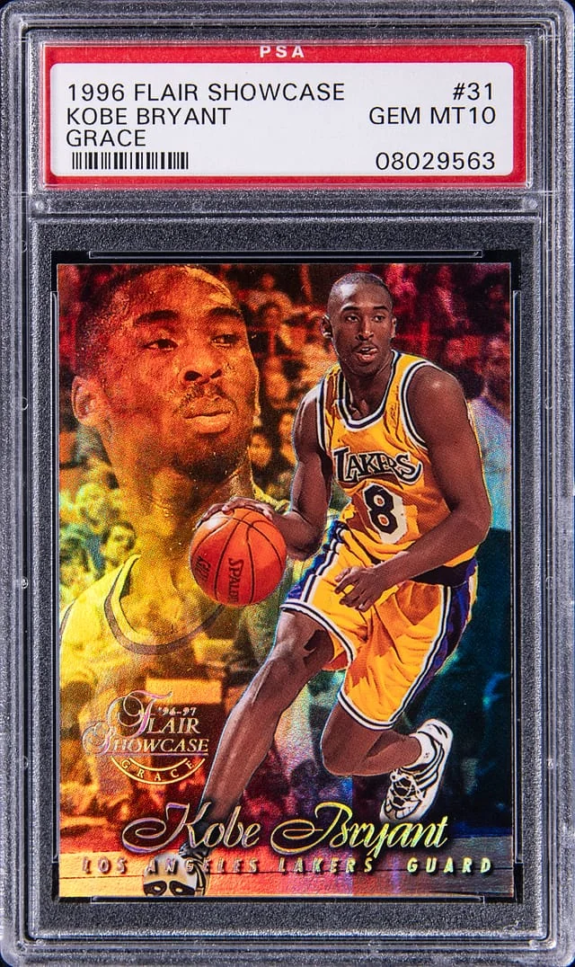 1996 Fleer Flair Showcase Kobe Bryant Grace #31 card image