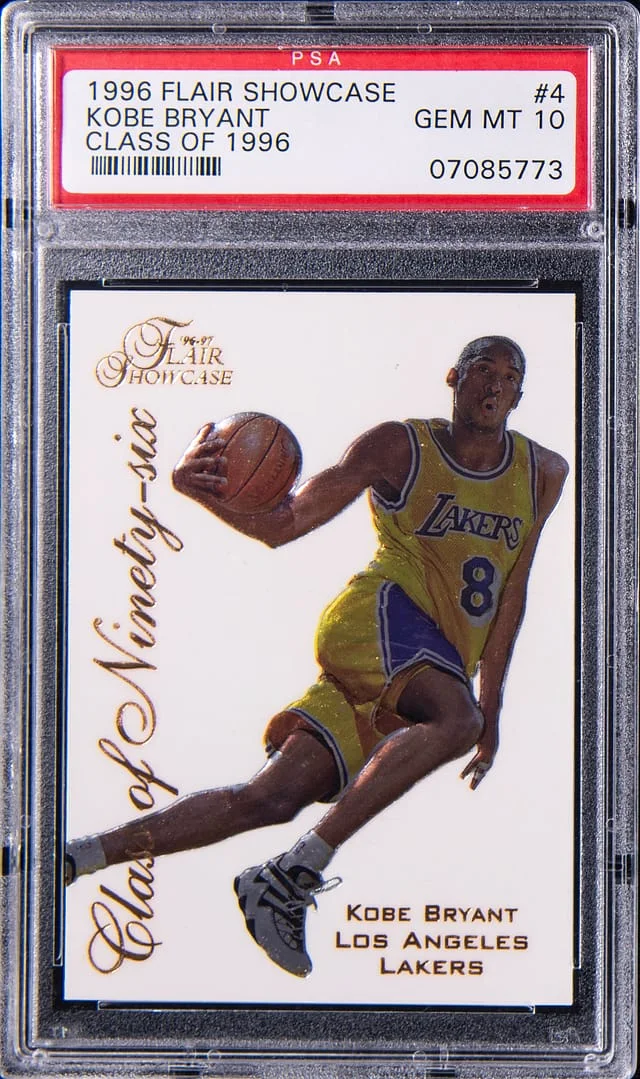 1996 Fleer Flair Showcase Kobe Bryant Class of 1996 #4 card image