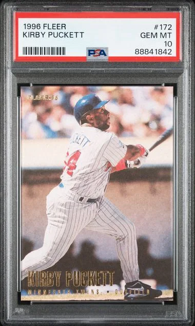1996 Fleer Kirby Puckett #172 card image