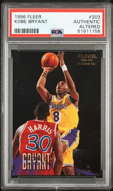 1996 Fleer Kobe Bryant #203 card image