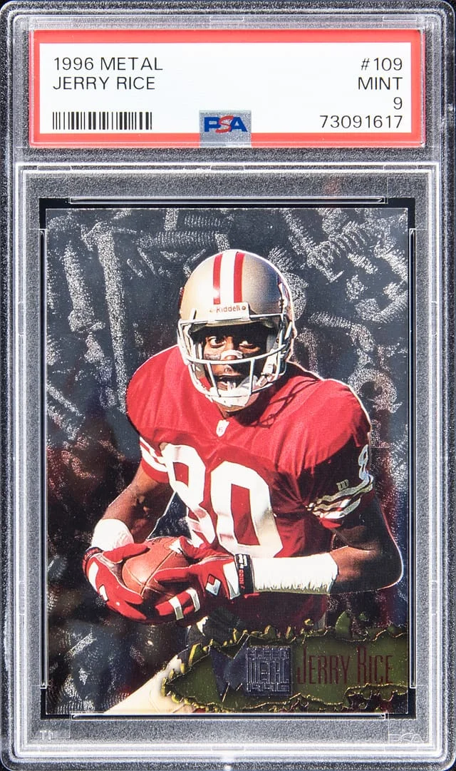 1996 Fleer Metal Jerry Rice #109 card image