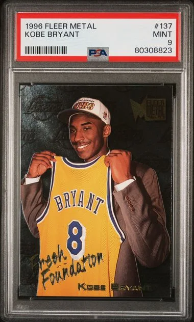 1996 Fleer Metal Kobe Bryant #137 card image