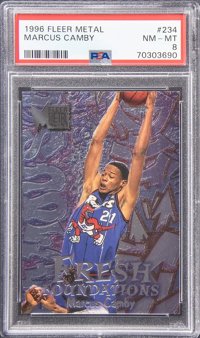 1996 Fleer Metal Marcus Camby #234 card image