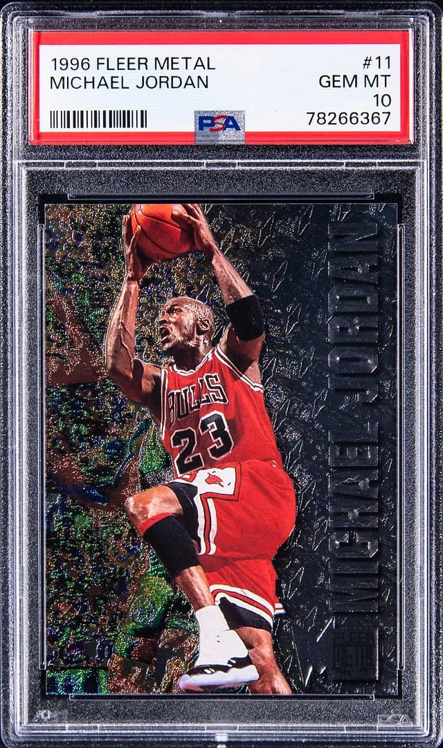 1996 Fleer Metal Michael Jordan #11 card image