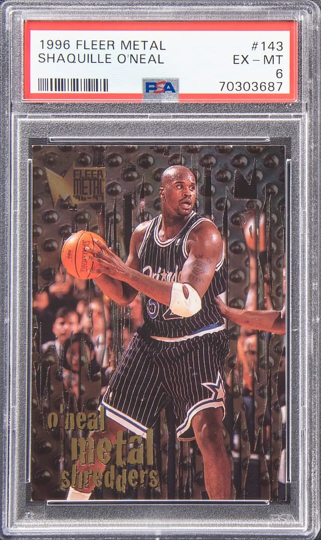 1996 Fleer Metal Shaquille O'Neal #143 card image