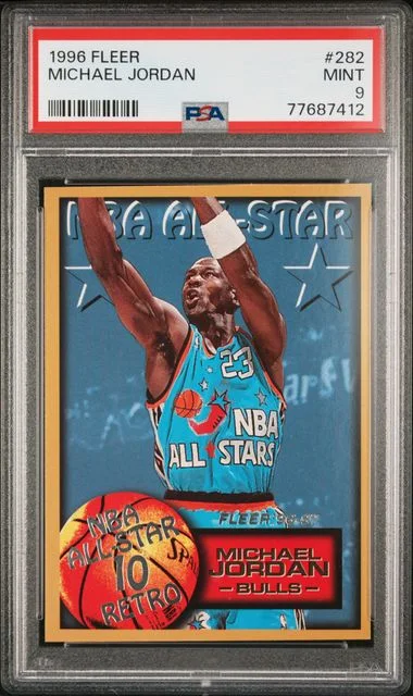 1996 Fleer Michael Jordan #282 card image