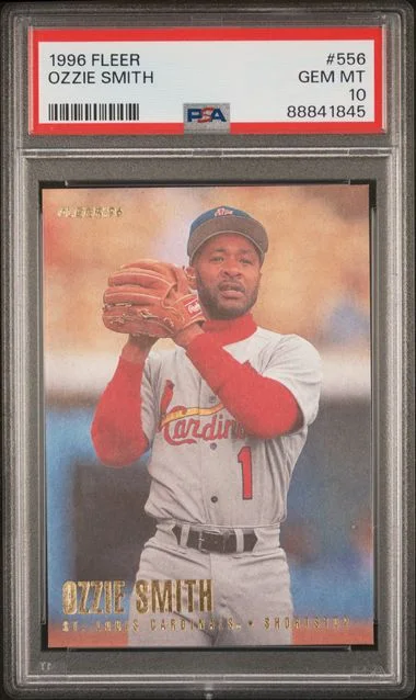 1996 Fleer Ozzie Smith #556 card image