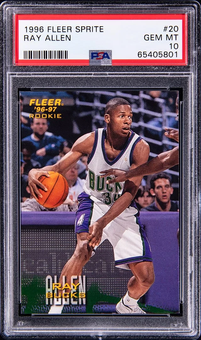 1996 Fleer Ray Allen Sprite #20 card image