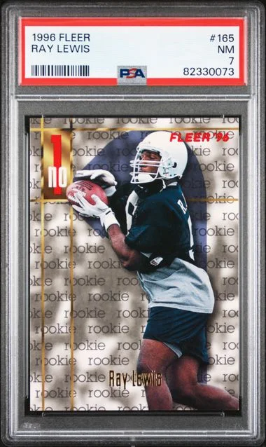 1996 Fleer Ray Lewis #165 card image