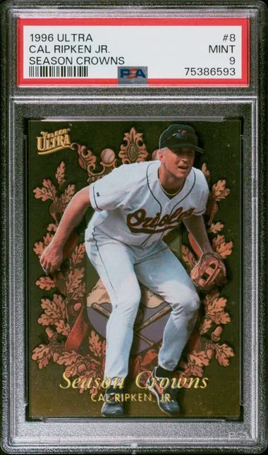 1996 Fleer Ultra Cal Ripken Jr. Season Crowns #8 card image