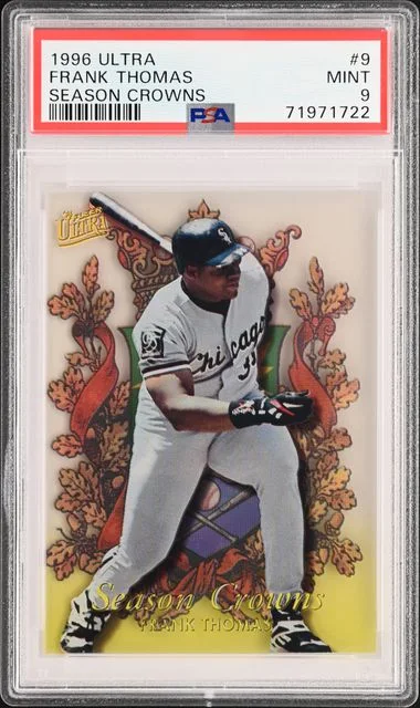 1996 Fleer Ultra Frank Thomas Season Crowns #9 card image