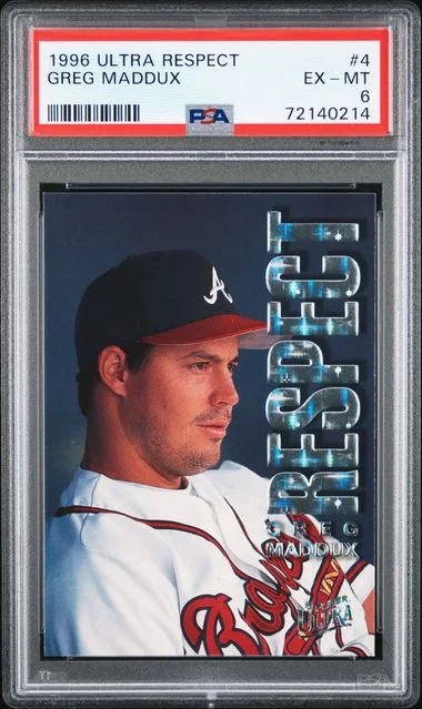 1996 Fleer Ultra Greg Maddux Respect #4 card image