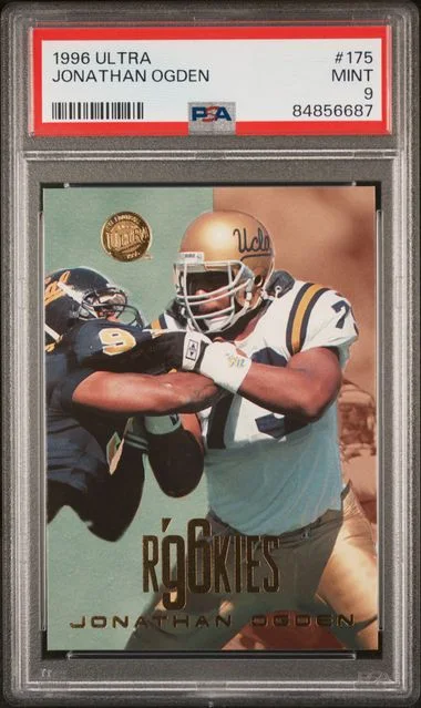 1996 Fleer Ultra Jonathan Ogden #175 card image