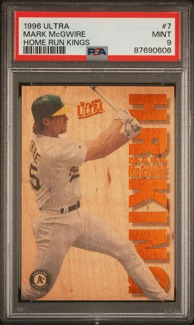 1996 Fleer Ultra Mark McGwire Home Run Kings #7 card image