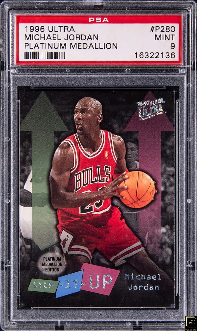 1996 Fleer Ultra Michael Jordan Platinum Medallion #P280 card image