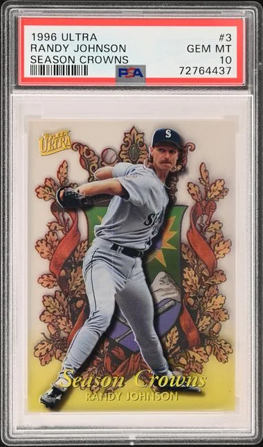 1996 Fleer Ultra Randy Johnson Season Crowns #3 card image