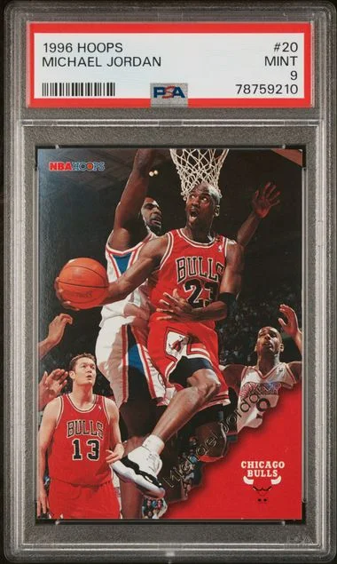 1996 Hoops Michael Jordan #20 card image