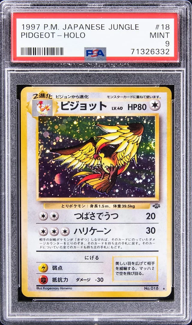1996 Jungle Pigeot Rare Holofoil #18 card image