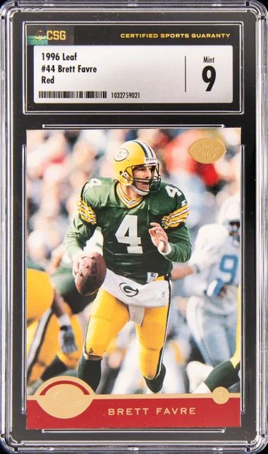 1996 Leaf Brett Favre Red #44 card image