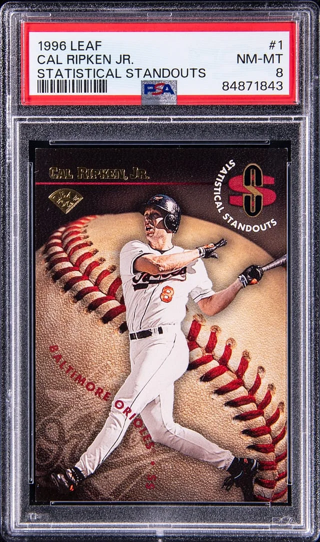 1996 Leaf Cal Ripken Jr. Statistical Standouts #1 card image