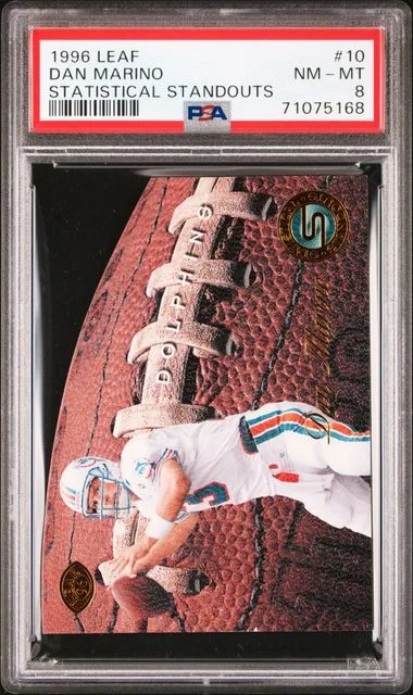 1996 Leaf Dan Marino Statistical Standouts #10 card image