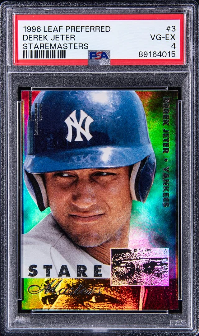 1996 Leaf Derek Jeter Preferred Staremasters #3 card image