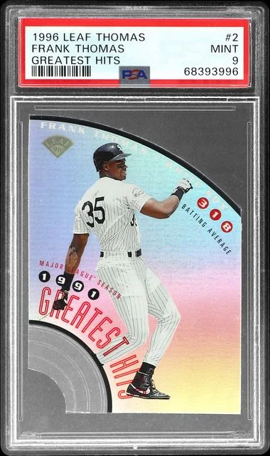 1996 Leaf Frank Thomas Greatest Hits #2 card image