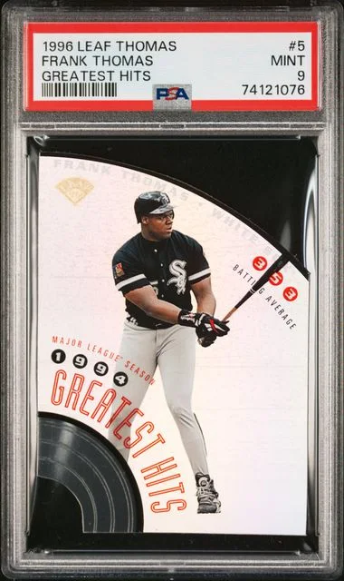 1996 Leaf Frank Thomas Greatest Hits #5 card image