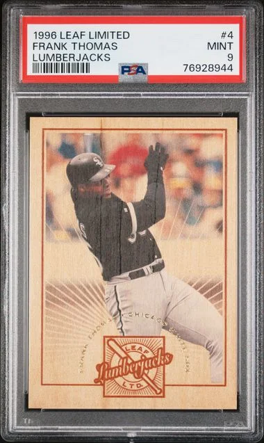 1996 Leaf Limited Frank Thomas Lumberjacks #4 card image