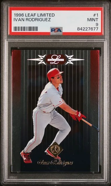1996 Leaf Limited Ivan Rodriguez #1 card image