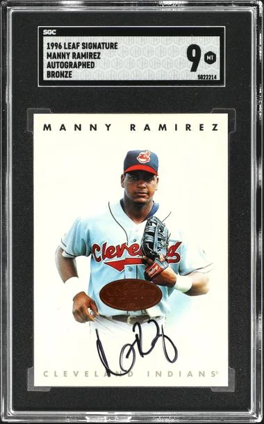 1996 Leaf Signature #no-number card image