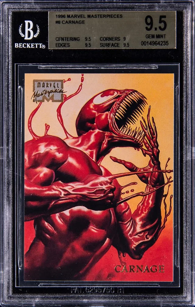 1996 Marvel Masterpieces Carnage #6 card image