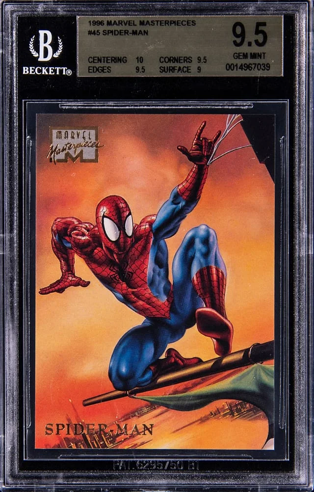 1996 Marvel Masterpieces Spider-Man #45 card image