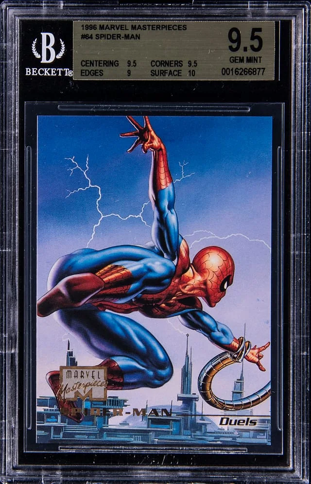 1996 Marvel Masterpieces Spider-Man #64 card image