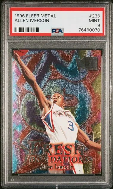 1996 Metal Allen Iverson #236 card image