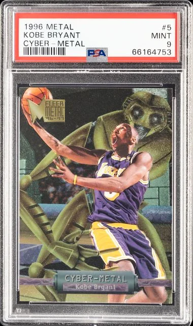 1996 Metal Cyber-Metal Kobe Bryant #5 card image
