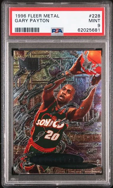 1996 Metal Gary Payton #228 card image