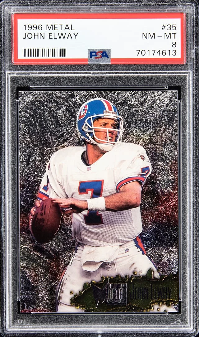 1996 Metal John Elway #35 card image